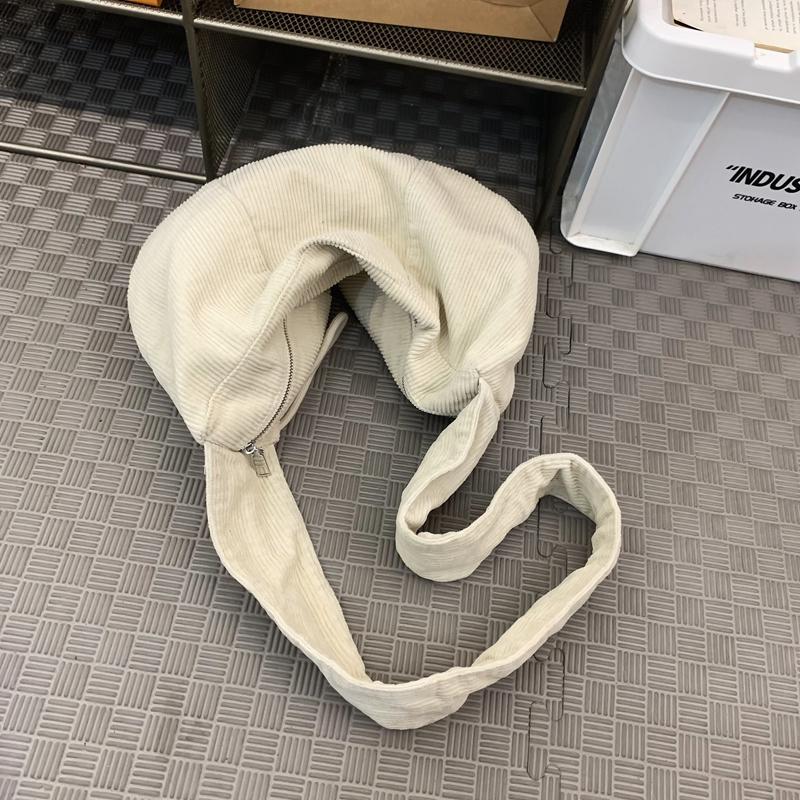 Leichte Cordtasche, einfarbig, Umhängetasche für Damen, Reise-Umhängetasche