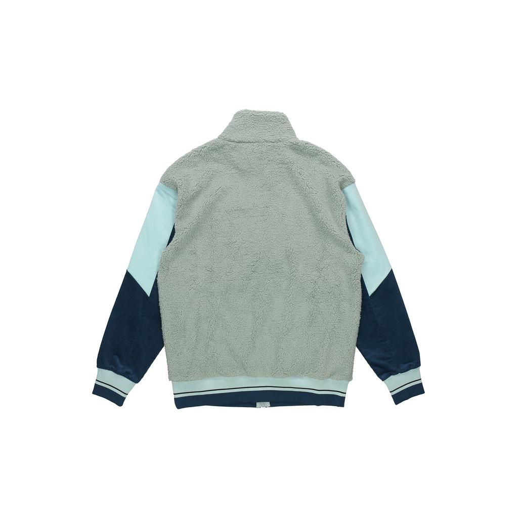 Puma Chaqueta Deportiva Retro Sherpa Collage con Logo para Hombre Esmeralda 534678-79