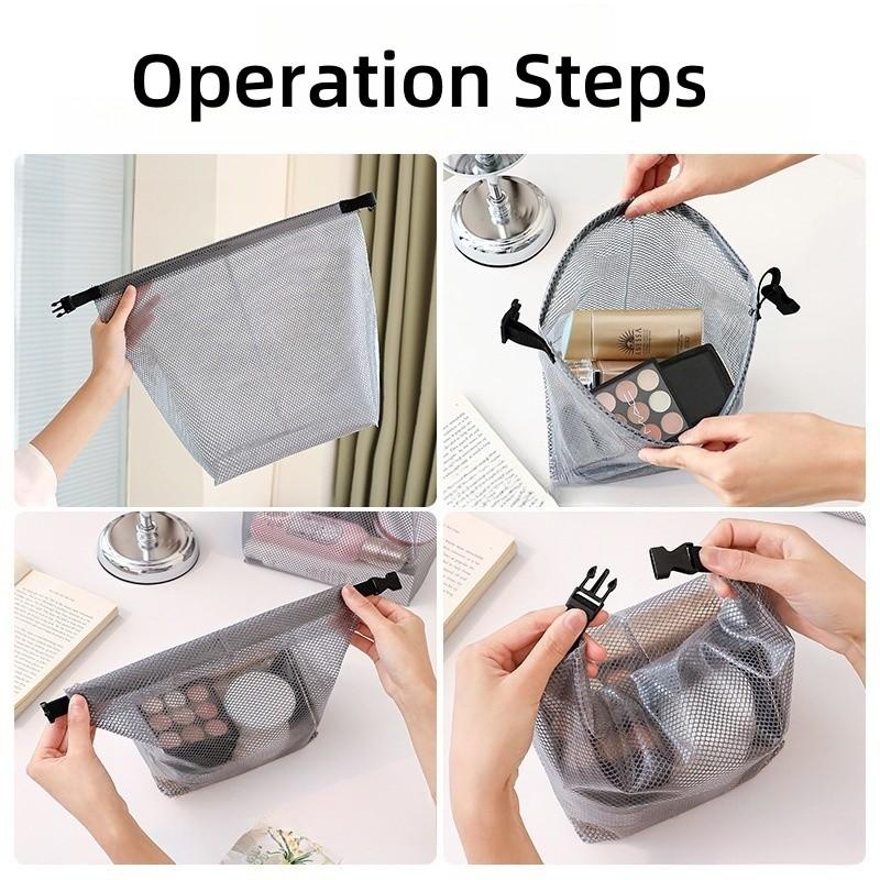 Waterproof Storage Bag Fitness Clothing Swimming Bathroom Large Capacity Men's And Women's Outdoor Travel Makeup Storage Bag
