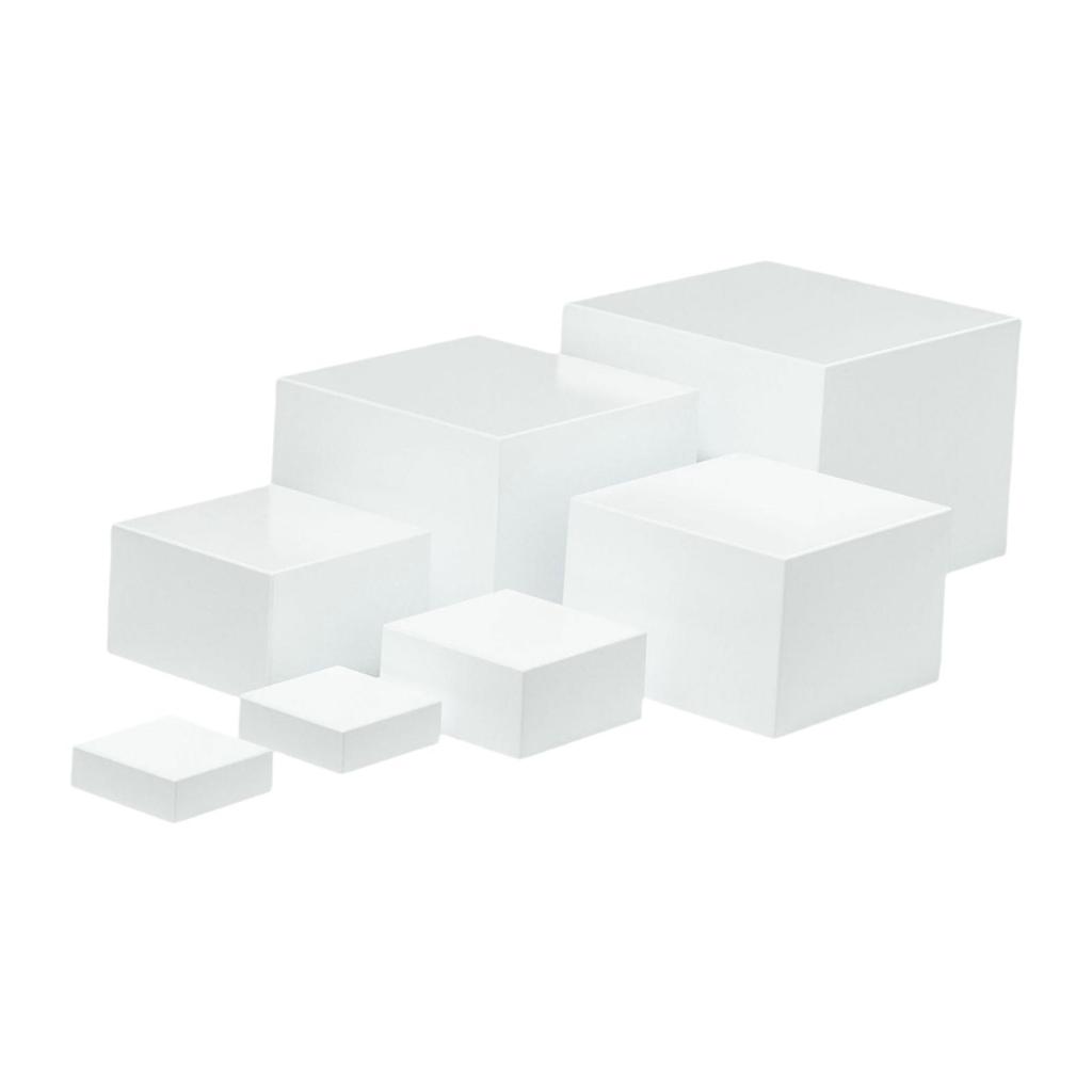 7Pcs Buffet Riser Food Riser with Hollow Bottoms Display Stand Dessert Table Display Set