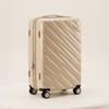 BERMAN Cross Ex Expandable Suitcase 24-Inch [Beige]