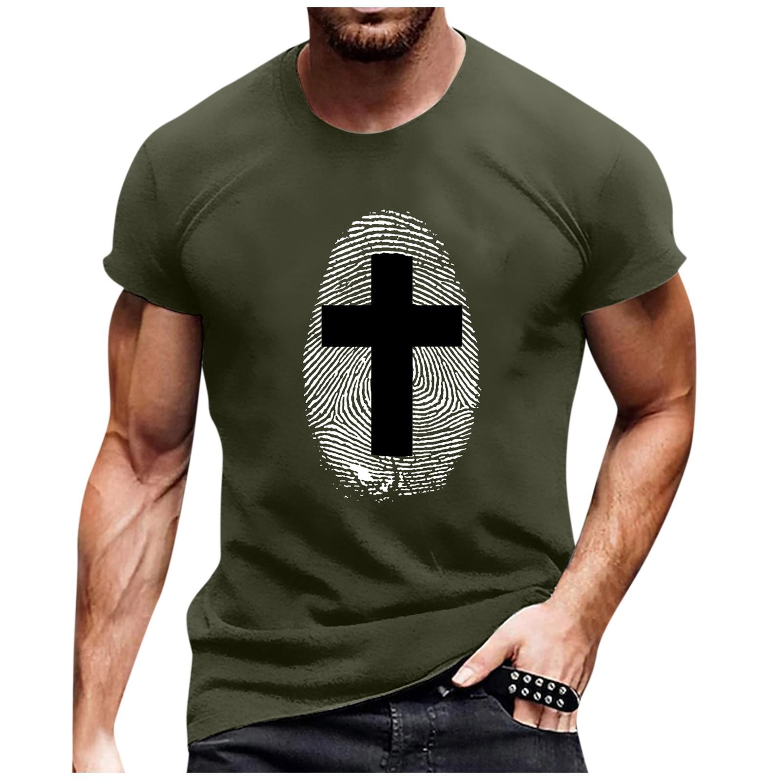 

Летняя футболка с коротким рукавом и круглым вырезом европейского размера, пуловер с перекрестным принтом, топ XXL