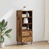 Highboard with Drawers Reclaimed Wood Look 40 x 36 x 110 cm Engineered Wood