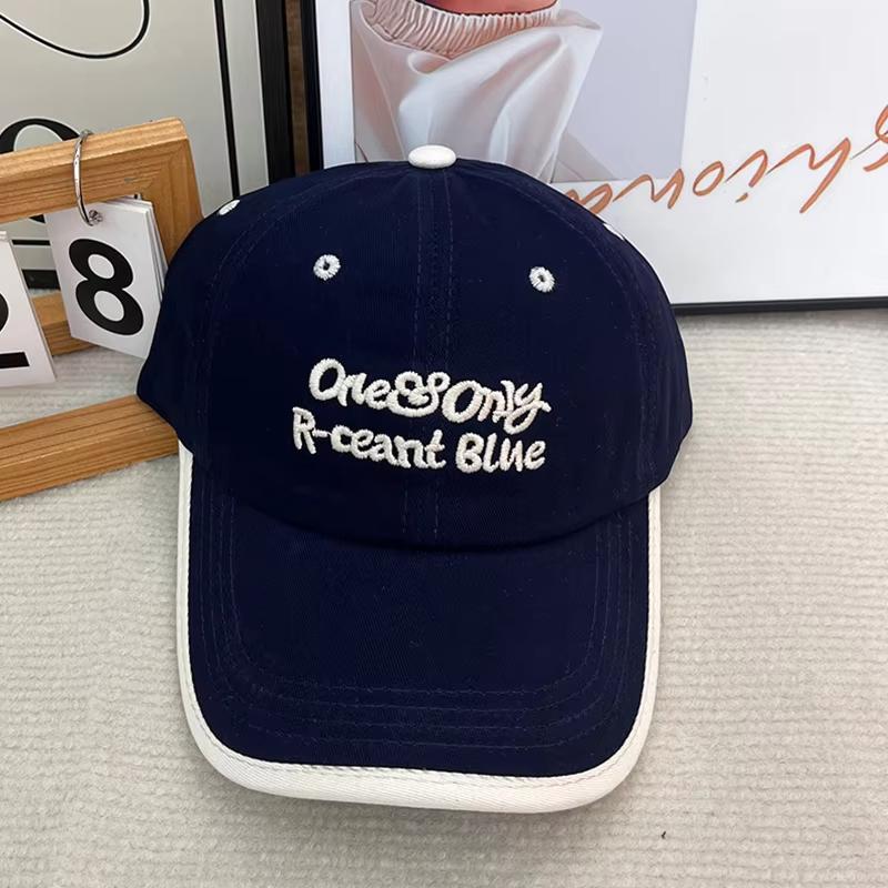 New Embroidery Letters Baseball Cap For Women Fashion Soft Cotton Snapback Peaked Cap Outdoor Sports Visors Sun Hats