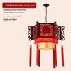 Hexagonal Solid Wood Chinese Antique Pendant Light for Teahouse or Restaurant