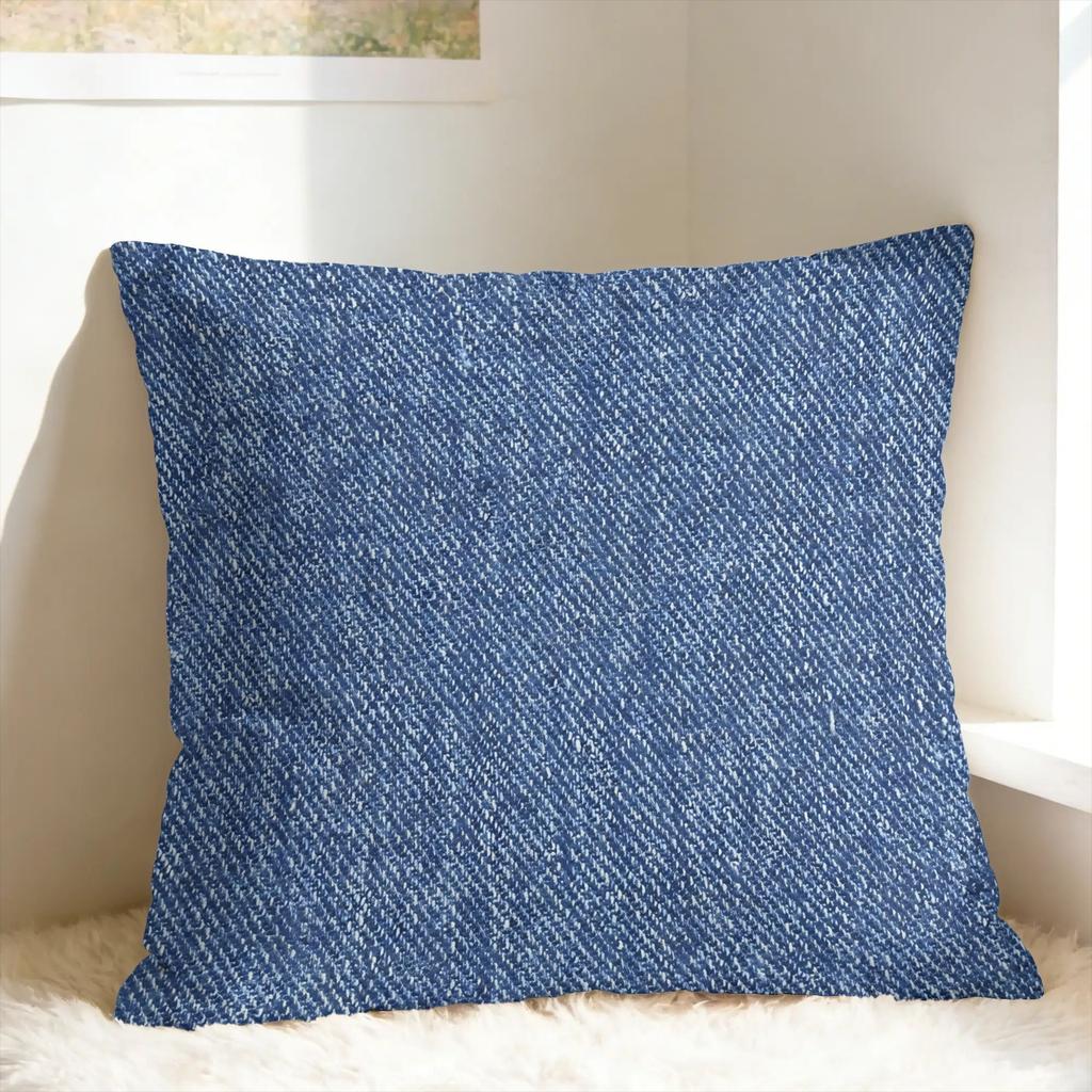 Fotografia Di Federa Per Cuscino Di Vecchi Jeans Copricuscino Quadrato Copricuscino Divertente Per Divano Del Salotto