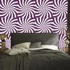 Hippie wallpaper background white and plum for living room and bedroom 50x1000
