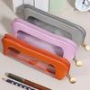 Waterproof Makeup Brush Bag Visible Makeup Organizer Pencil Case  for Brushes Lipsticks