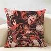 Anime AAttack On Titan Cushion Cover Natural Linen Organic Fabric DoubleSided Printing Room Sofa Decor Pillow Case