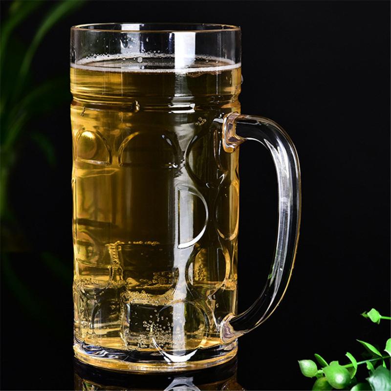 Buy Transparent Acrylic Beer Mug Tumbler Drinkware Household Bar