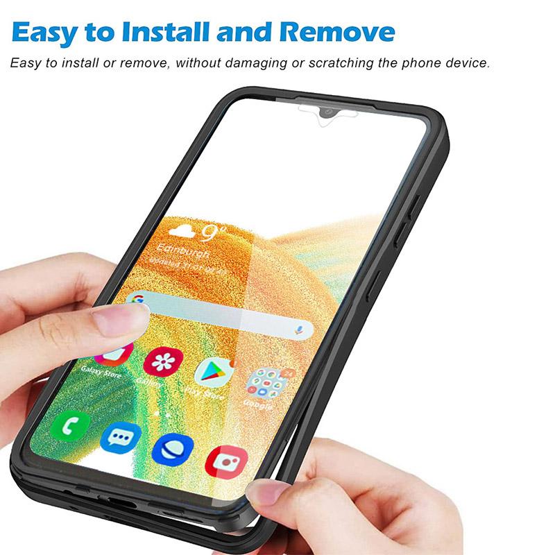 360 Full Body Clear Case For Samsung Galaxy A20 A21S A22 A23 A24 A25 A26 A30 A32 A33 A34 A35 A36 Soft Bumper Shockproof Cover