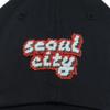 LOLONG Seoul City Needlepoint Hat (Black)