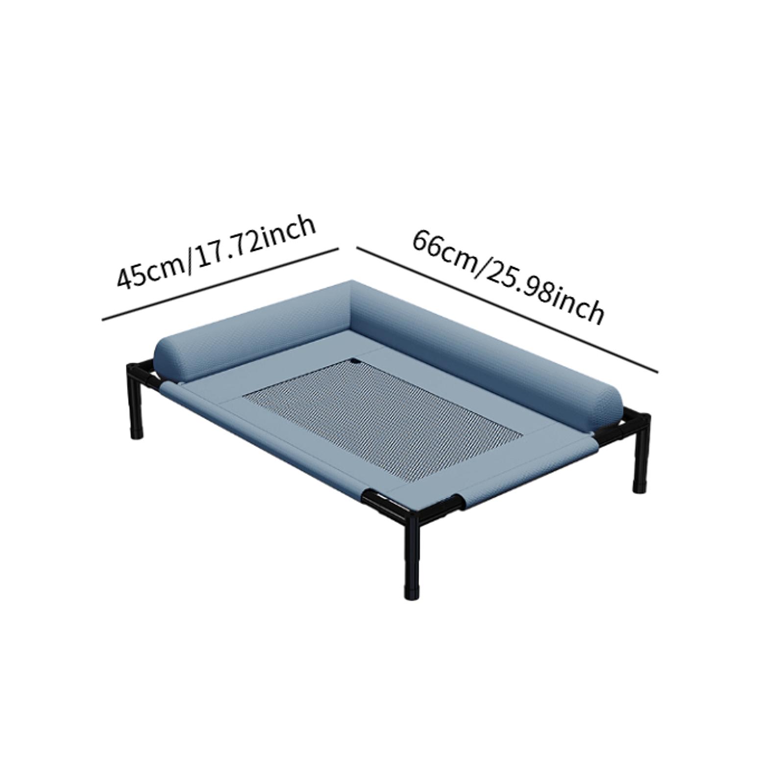 

Приподнятая охлаждающая лежанка для собак, уличная приподнятая лежанка для кошек, моющаяся приподнятая лежанка для питомцев, гамак-лежанка для кошек, для кошек и собак, дышащая тканевая лежанка