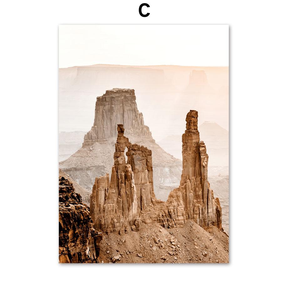 Road Giant Cactus Colorado River Canyon Nordic Posters And Prints Canvas Painting Wall Art Pictures For Living Room Home Decor