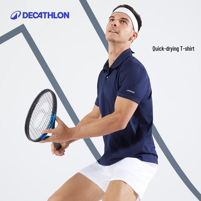 Decathlon Men s Quick-Dry Tennis Polo Shirt S