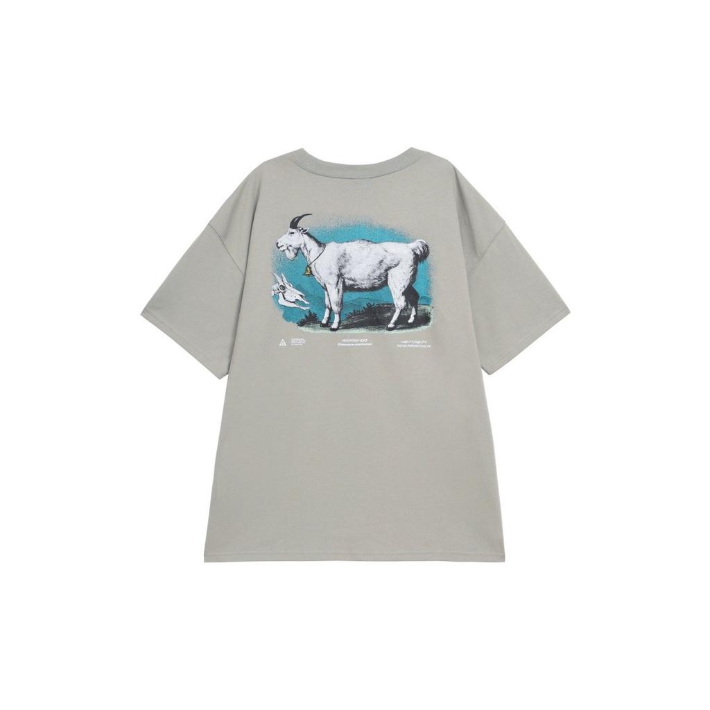 Nike ACG men's gray quick-dry loose-fit short-sleeve T-shirt with letter print