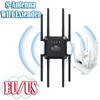 8-Antenna WiFi Extender Signal Amplification Signal Router Portable Wireless Repeater  Home