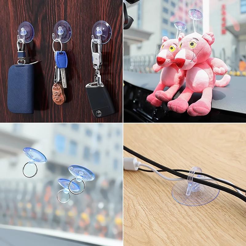 Transparent Strong Suction Hook for Glass or Tile - Free Shipping