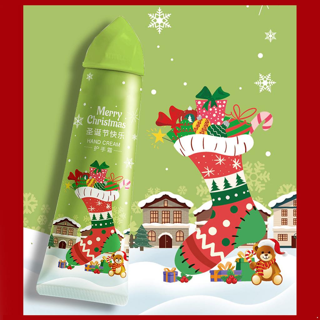 Holiday Hand Cream Trio Winter Care Moisturizing Gift Set Travel Friendly Hand Lotion for Nourishment and Dry Skin