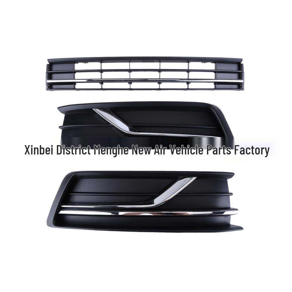 Volkswagen Passat 2016-2019 Front Bumper Fog Light Frame Mesh Grille Cover (No Hole)