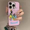Cartoon Barbapapa Phone Case For IPhone 17 16 15 14 13 12 11 Corrugated Frosted Soft Cover Anti-Slip