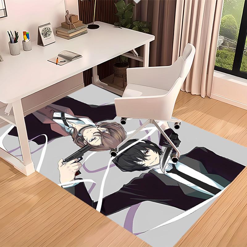 Anime Code Geass Printed Absorbent Washable Carpet,Non-Slip Bathroom Mats,Kitchen Rugs,Living Room Entrance,Camping Picnic Rugs
