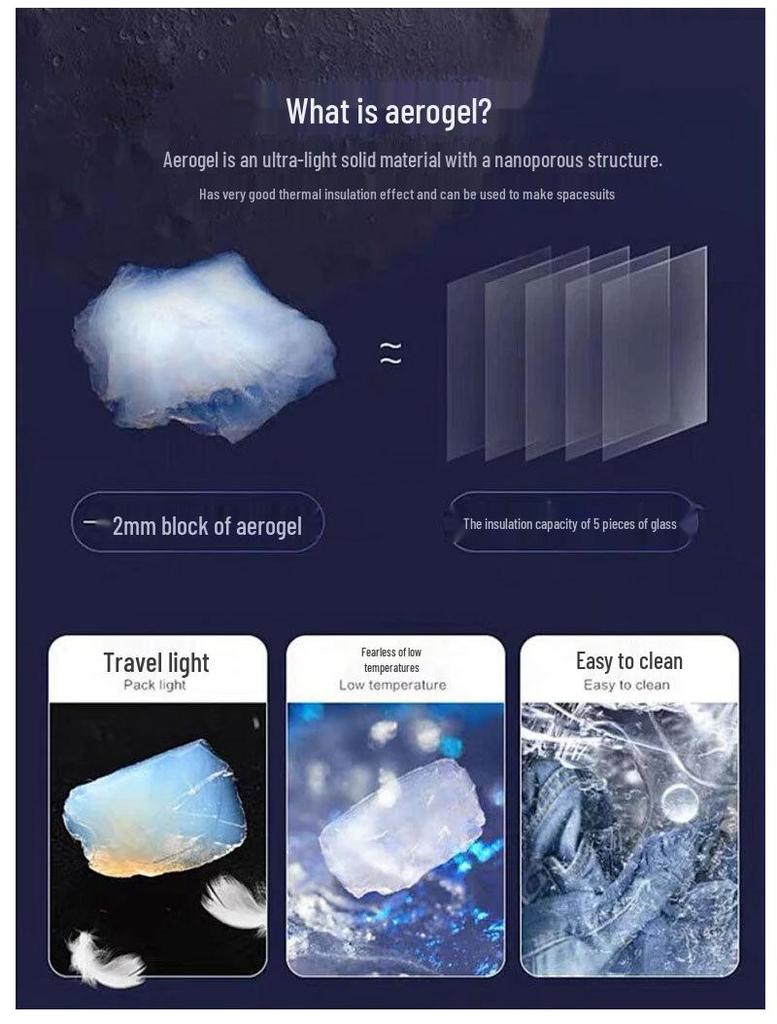 Aerogel Insulated Fleece Leggings: Men's & Women's Winter Cotton Pants with Triple-Layer Knee Protection.