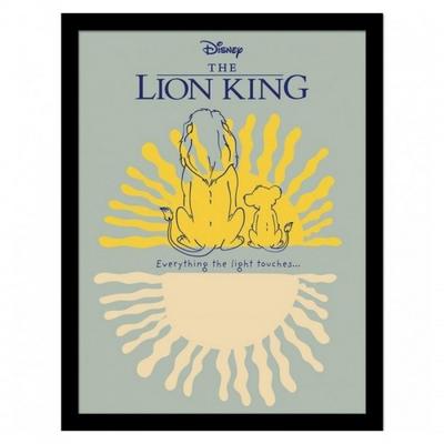 Her Şey Işık Dokunuşu Mufasa Çerçeveli Poster