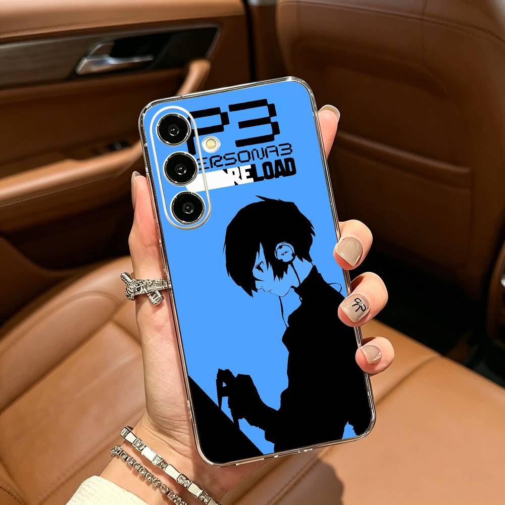 Game P-persona- 3 R-reload Phone Case For Samsung Galaxy A71,A70,A52,A51,A40,A30 Transparent Cover
