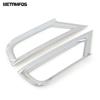 For Volkswagen VW T-ROC TROC 2017 2018  Chrome Front Fog Lamp Light Cover Trim Foglight Decoration Accessories Car Styling