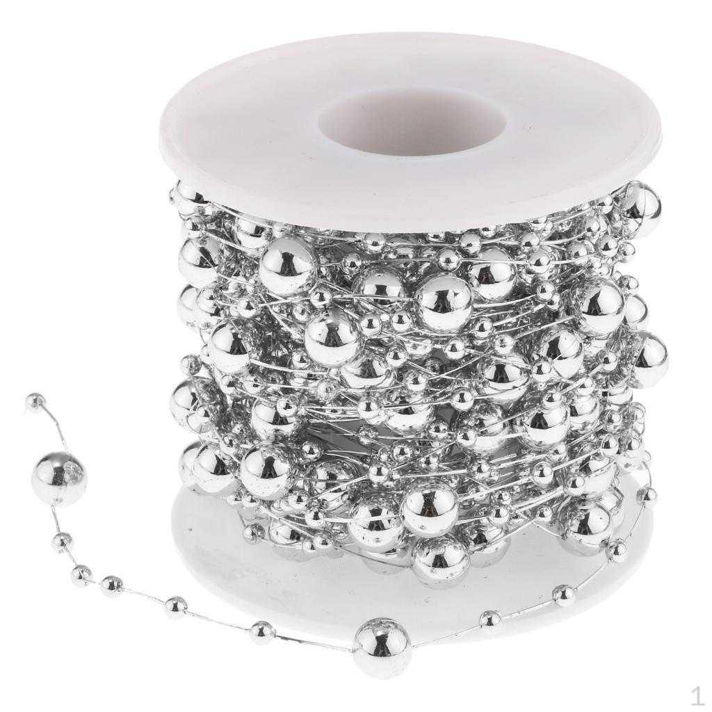 

Pearl Garland for Wedding Decoration серебряный