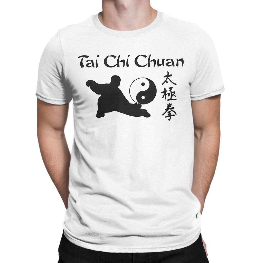Tai Chi Chuan Tshirt Summer Cotton Tshirts For Unisex Harajuku Pattern Tee Shirt Shortsleeve Y2k Basic Clothing