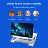 Folding Mobile Phone Magnifying Glass 8inch 3D HD Cell Phone Screen Amplifier HD Projector Screen Enlarge Magnifier Phone Holder