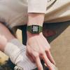 Casio World Time Digital Unisex Watch with Biomass Plastic Khaki Overseas Model LF-30W-3A Band, Green, [Used]