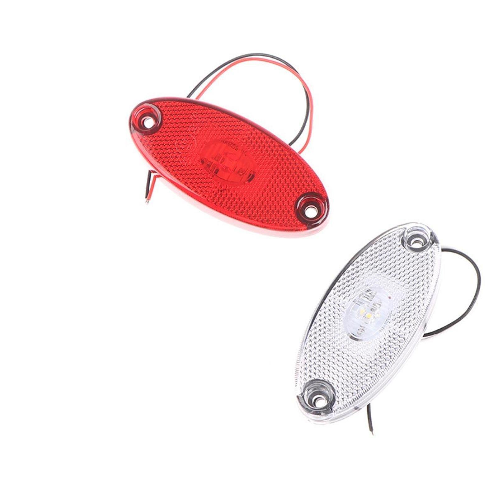 

LED Side Marker Light, Indicator Lamp Lighting Fixture, Position Lamp for Truck красный