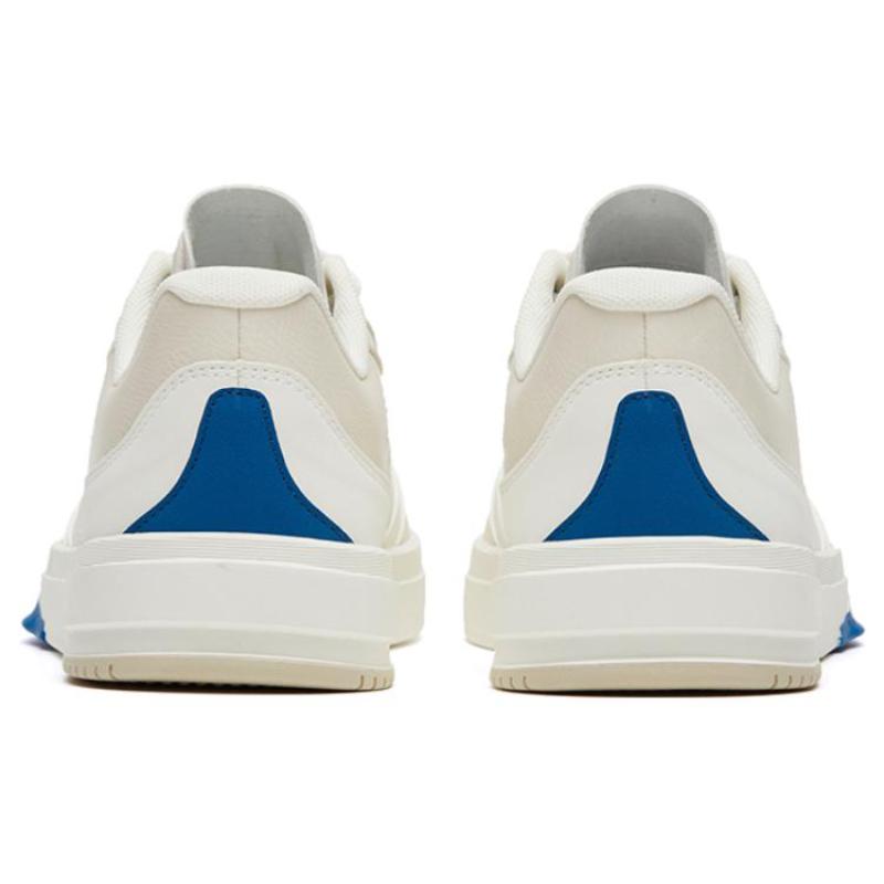 Anta Life Collection Anti-Slip Wear-Resistant Low-Top Skateboard Shoes Men's White Blue Sneakers