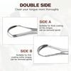 1pc Tongue Scraper, Stainless Steel Tongue Cleaner For Both Adults Professional Reduce Bad Breath Metal Tongue Scrapers, Help Your Oral Hygiene