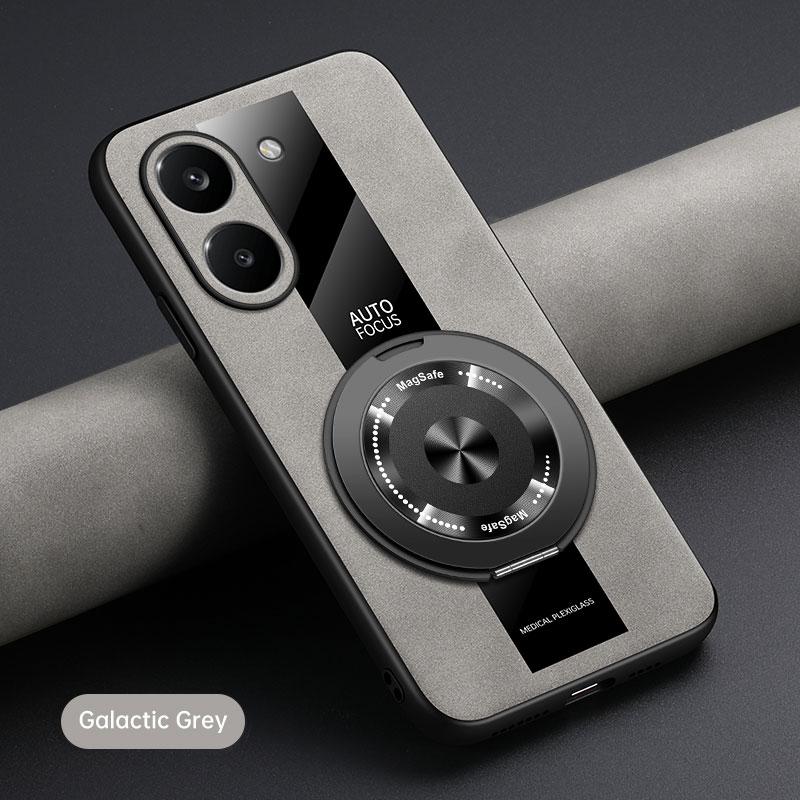 Luxury Busienss PU Leather Case For Xiaomi POCO X8 Pro Max X7 F8 Ultra F7 Note 15 Pro Plus Magnetic Bracket Anti-drop Back Cover