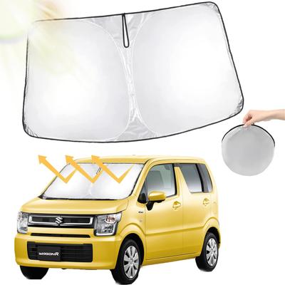 Oricarmes Suzuki Wagon R Windshield Light Blocking and Heat Sunshade for Car Storage Bag Sunshade for New Wagon R MH95S Sunshade, Insulating, Camping,