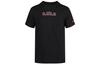 Nike T Shirts Men's Black Crew Neck Moderate Straight Fit CD1319-010