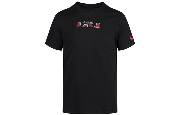 Nike T Shirts Men's Black Crew Neck Moderate Straight Fit CD1319-010