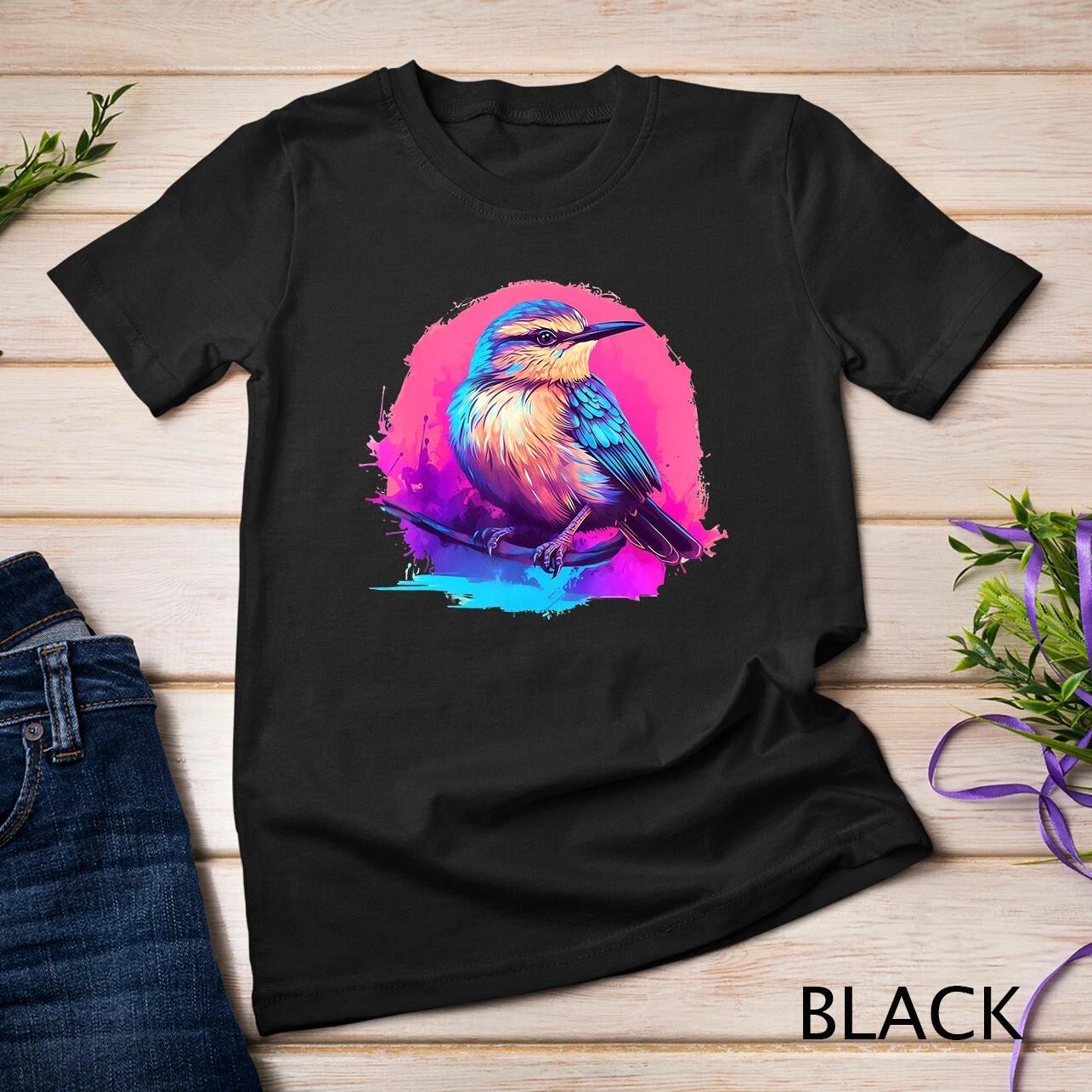 Vaporwave Aesthetic Carolina Wren T-Shirt Unisex T-shirt 4XL