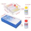 1 Set Pooltester Wasser Testbox pH Chlor Wasserqualität Testkit Pooltester Wasser Testbox