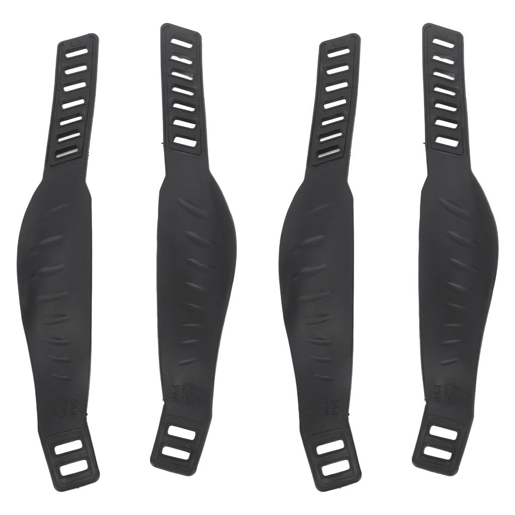 2 perechi de curele pentru pedale pentru biciclete de exercițiu Curea universală reglabilă pentru pedale se potrivește cu majoritatea pedalelor de exercițiu pentru biciclete