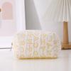 Korean Style Letter Pencil Bag Canvas Storage Organizer For Girls