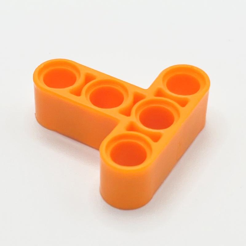 

60484 Liftarm Modified T-Shape Thick 3 x 3 Bricks Collections Bulk Modular Toys For Technical MOC DIY 1Pcs Sale Building Blocks помаранчевий