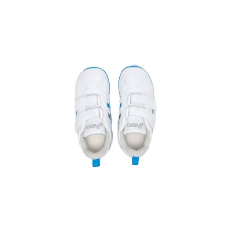 Asics Cotla Anti Kick Breathable Abrasion Resistant Low Top Toddler Shoes White Blue Red Infant And Toddler 1144A264-111