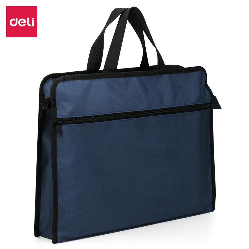 Deli 63753 A4 Canvas File Bag