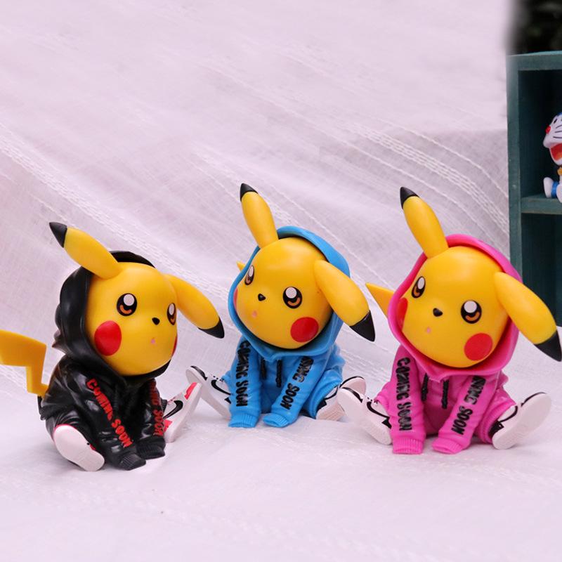 

Trendy Pokemon Action Figure Doll for Desktop or Car Decoration