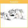 Bear Polar Wildlife Animal Mini Figures Model Set For Educational And Gift Use